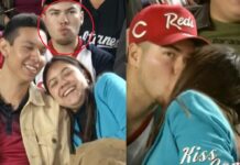 “Kiss cam” capta rechazo a joven en partido de baseball Baseball