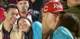 “Kiss cam” capta rechazo a joven en partido de baseball Baseball