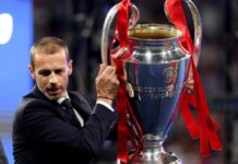 Ceferin ve ‘posible’ que final de la Champions se juegue en EU en un futuro Champions