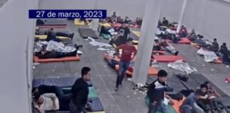 Revelan nuevas imágenes del incendio en el INM de Ciudad Juárez Incendio