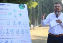 Jornada de Limpieza llega al Eje Vial K en Puebla capital Limpieza