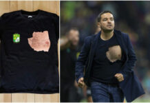 Crean playera en honor a Nicolás Larcamon, tras agresión del Tano Ortiz Nicolás Larcamon