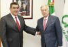 Sergio Salomón fortalece colaboración con CFE Salomón