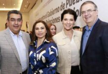 Sergio Salomón fortalece cooperación con Ebrard para llegada de inversiones Tepeaca