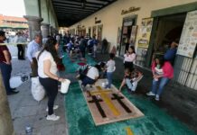 San Pedro Cholula invita a visitar la Alfombra de Semana Santa 2023