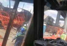 Se desploma estructura en reparación de la Línea 12 del Metro