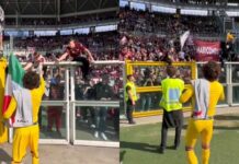 Aficionados ovacionan a Memo Ochoa en Italia