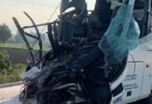 Choque de autobús y tractocamión deja 16 lesionados en la Puebla-Orizaba autobús