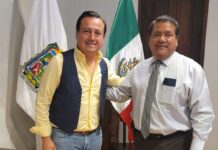 Aumento de policía en Tecamachalco, acuerda Segob con alcalde policía