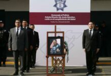 Realizan homenaje a Ramiro de Jesús Sánchez, oficial asesinado en Zacatlán