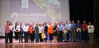 Paola Angon presenta acciones en San Pedro Cholula Angon