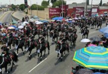 Proselitismo, ambulantes y mucho calor, así se vivió el Desfile del 5 de Mayo