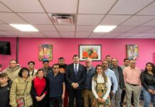 Alejandro Armenta celebra reunión de trabajo con mexicanos en Nueva Jersey