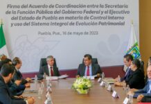 Gobierno de Puebla firma convenio de colaboración con SFP