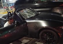 Auto deportivo se pasa el alto y atropella a ciclista en Las Palmas