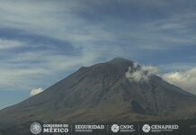 Baja actividad del Popocatépetl; no se reportan explosiones en últimas horas