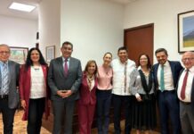 Sergio Salomón y otros gobernadores se reúnen con AMLO en Palacio Nacional