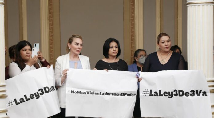 Piden Ley 3 de 3 para que violentadores no sean candidatos en Puebla