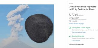 ¡Hasta 600 pesos por un kilo de ceniza volcánica del Popocatépetl!