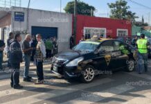 Taxi se pasa el alto y atropella a niño en San Baltazar Campeche Taxi