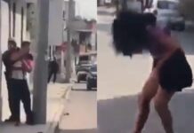 Hombre balea a su ex pareja durante detención en Tlaxcala