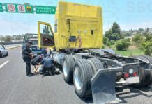 Recuperan en Tlaxcala camión con leche robada en Puebla