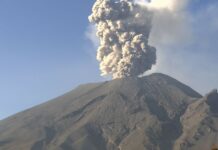 Popocatépetl suma cinco explosiones en las últimas 24 horas