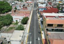 Inaugura Ariadna Ayala rehabilitación de Calzada del Carmen