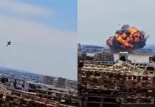 Se estrella un caza F-18 en España