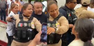 Policía de Xoxtla amenaza con arma de fuego a pobladores