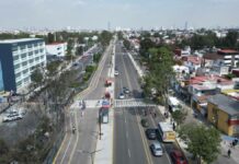 Entregan rehabilitación de Avenida San Claudio en Puebla capital