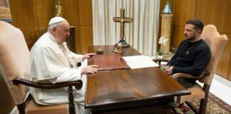 Zelenski se reúne con papa Francisco en el Vaticano Zelenski