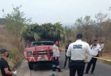 Motociclista muere al chocar contra camioneta en la Huilotepec-Caleras motociclista