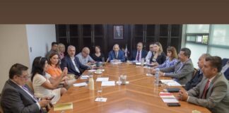 Gaby Bonilla se reúne con titular del Sistema Nacional DIF