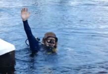 Científico de EU bate récord mundial bajo el agua Científico