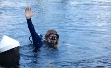 Científico de EU bate récord mundial bajo el agua Científico