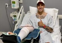 Carlos Cisneros se perderá el Apertura 2023 por ruptura de ligamento cruzado