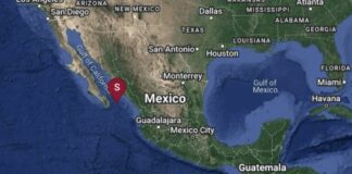 Se registra sismo de magnitud 6.4 en Baja California Sur
