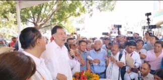 Noroña confunde a Oaxaca con Puebla en pleno inicio de gira
