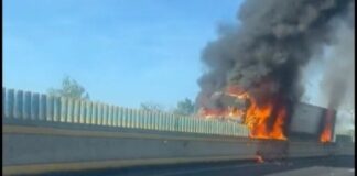 Cierran la México-Cuernavaca por choque de tráiler