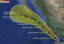 “Beatriz” impactará como huracán categoría 1 en Colima y Jalisco