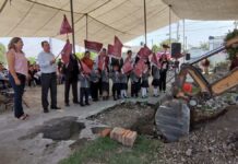 Construyen techado de Jardín de Niños Héctor Azar en Atlixco Jardín