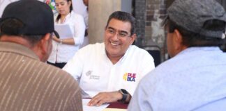 Sergio Salomón preside “Martes Ciudadano” en Tehuacán Sergio Salomón