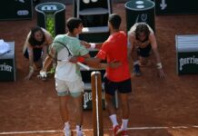 Djokovic avanza a la final de Roland Garros tras la lesión de Alcaraz