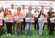 Inaugura Sergio Salomón construcción del CIS en Huejotzingo