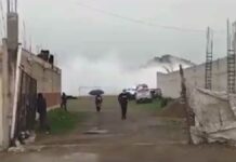 Evacúan a vecinos de Tulcingo por fuga de químicos Fuga