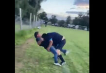 Alcalde de Tochtepec protagoniza pelea en partido de fútbol Alcalde