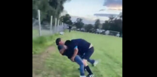 Alcalde de Tochtepec protagoniza pelea en partido de fútbol Alcalde