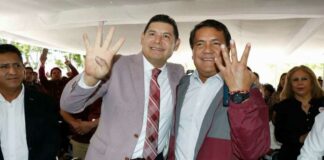 Armenta, Huerta y Mier coinciden en evento político en Puebla capital Armenta