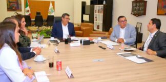 Sergio Salomón acuerda colaboración con Canacintra Canacintra